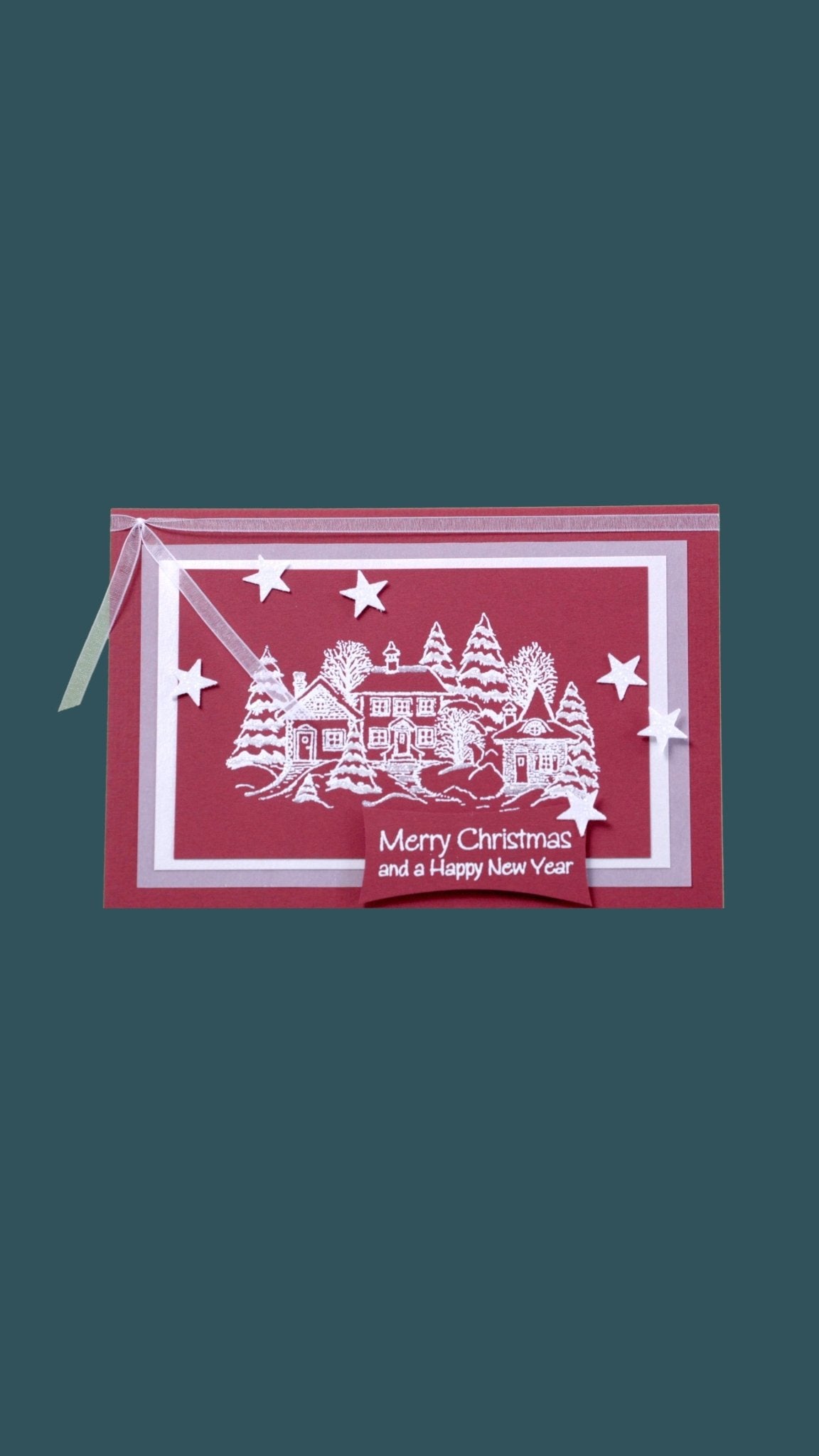 Kreativkarte «Merry Christmas» E6 - Weihnachtsfabrik