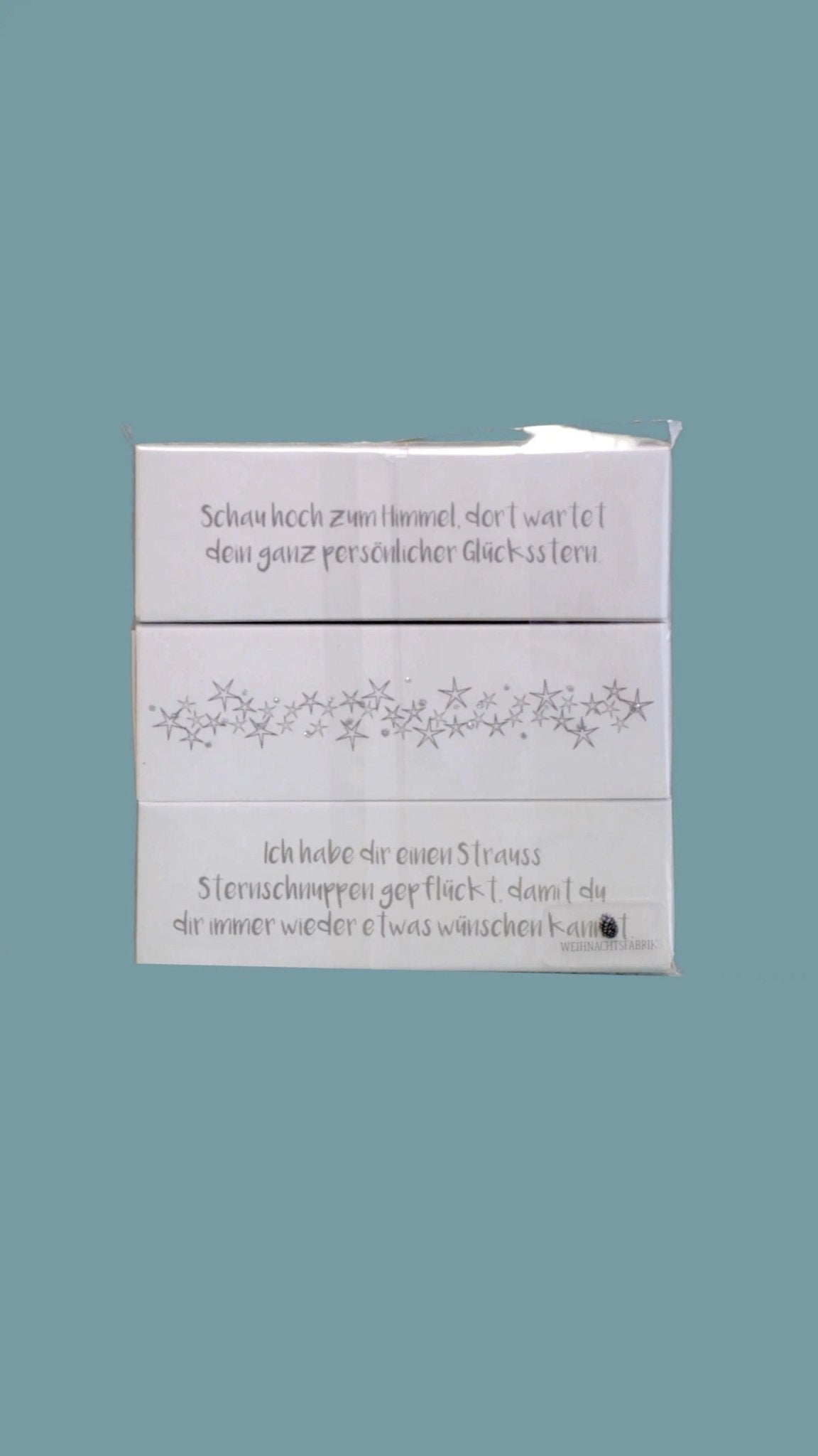 Streichhölzer "Sternen" - Weihnachtsfabrik