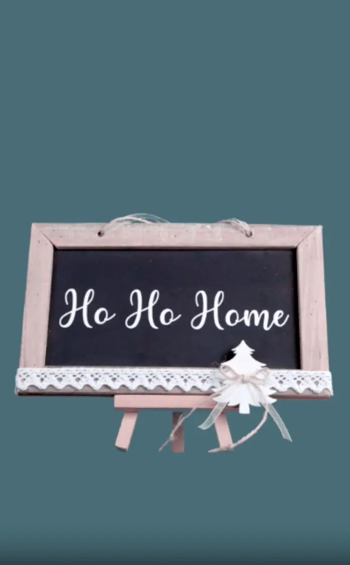 Tafel «Ho Ho Home» - Weihnachtsfabrik