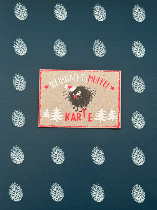 Postkarte «Weihnachtsmuffel» A6 / C6
