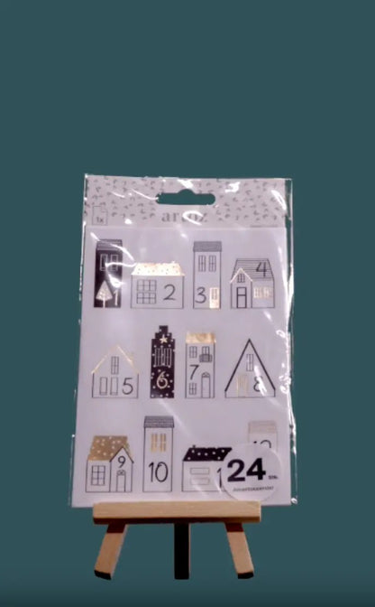 Adventszahlen "Häuschen" - Weihnachtsfabrik
