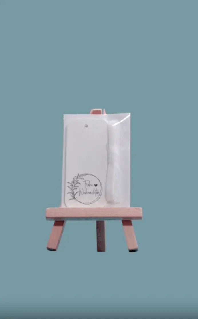 Geschenkanhänger weiss «Frohe Weihnachten» - Weihnachtsfabrik