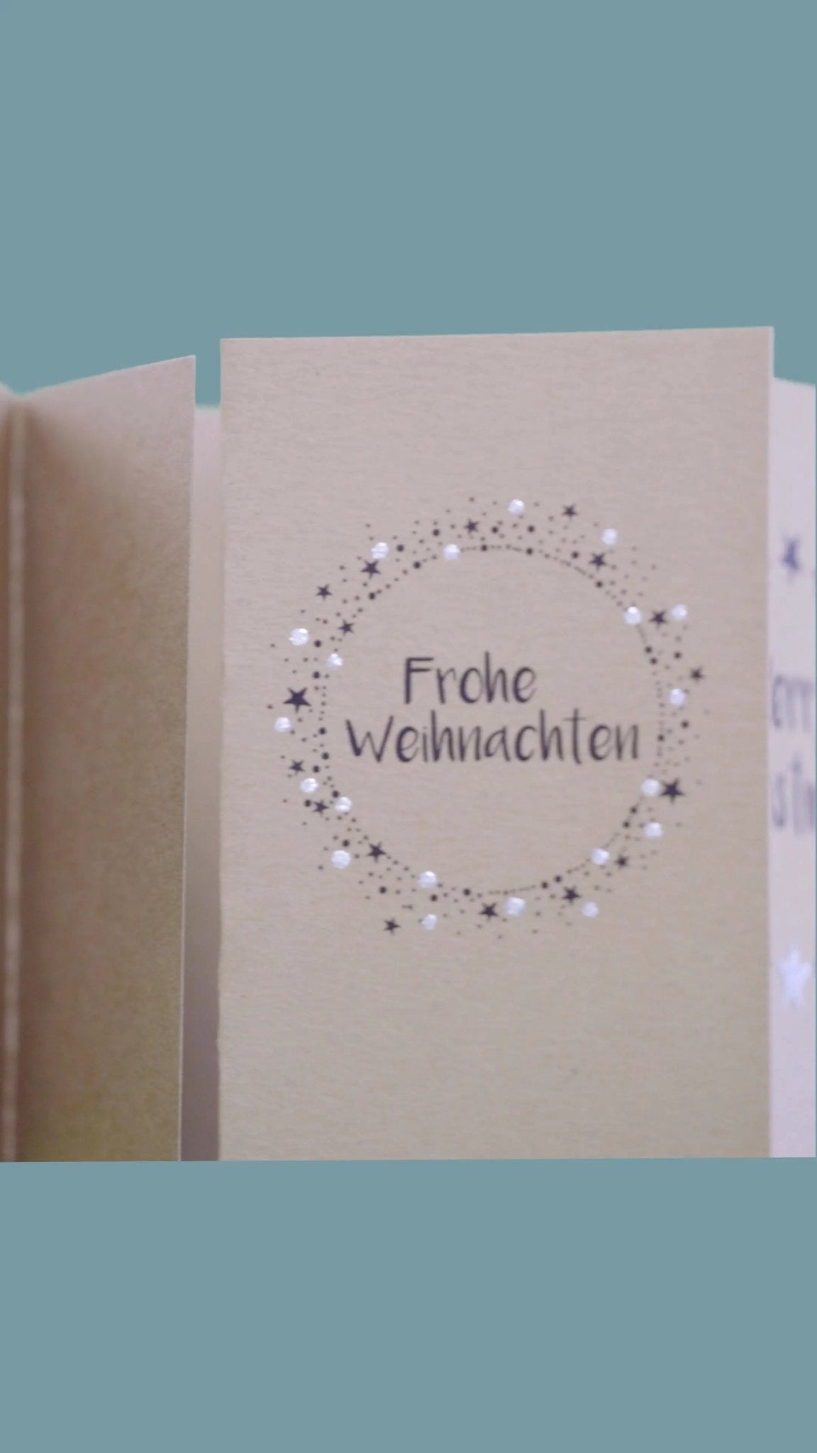 Kartenset A7 / C7 "Für dich" - Weihnachtsfabrik
