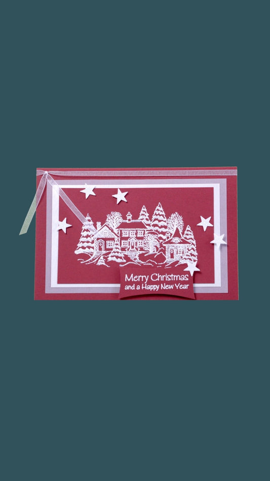 Kreativkarte «Merry Christmas» E6 - Weihnachtsfabrik