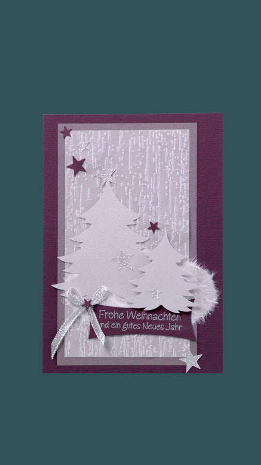 Kreativkarte «Oh Tannenbaum» E6 - Weihnachtsfabrik