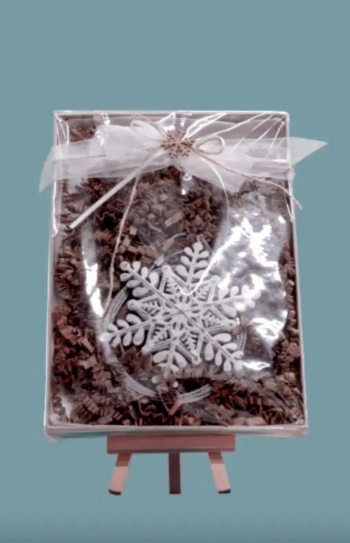 Magnetleine "Schneeflocke" klein - Weihnachtsfabrik