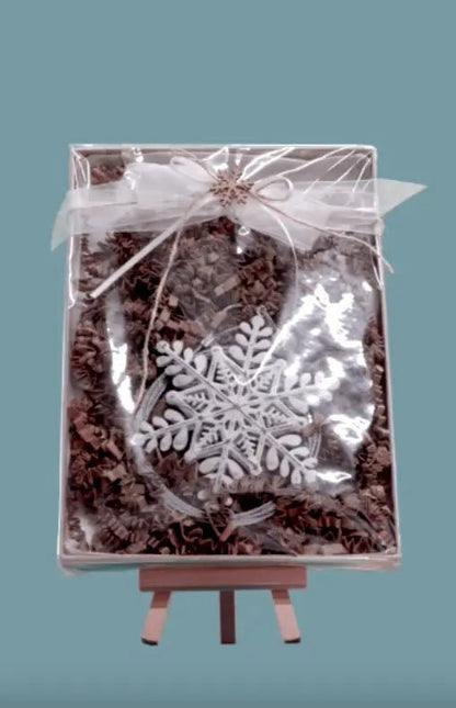 Magnetleine "Schneeflocke" klein - Weihnachtsfabrik