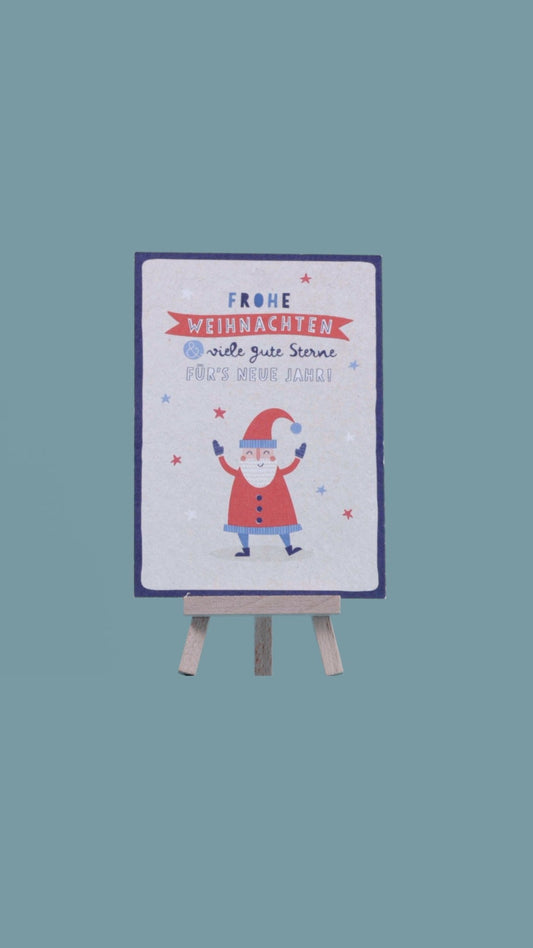Postkarte «Santa Clause» A6 / C6 - Weihnachtsfabrik