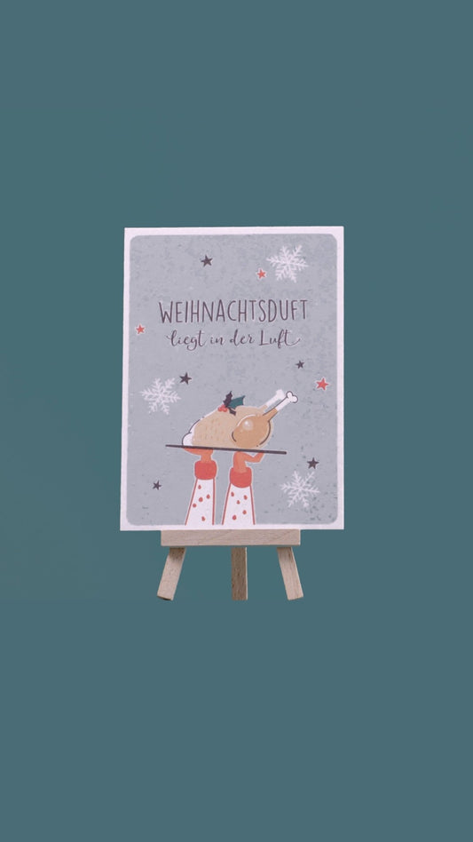 Postkarte «Weihnachtsduft» A6 / C6 - Weihnachtsfabrik