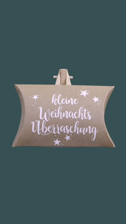 Pillow Geschenkbox "kleine Weihnachts Überraschung"