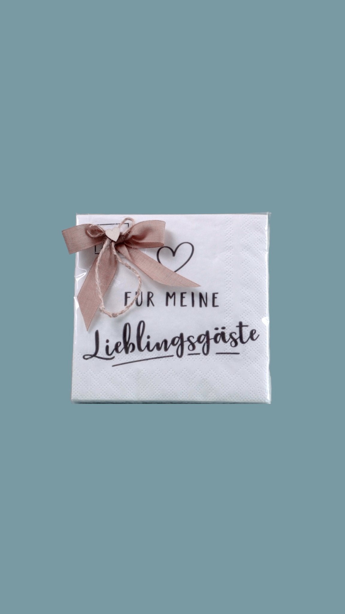 Serviette "Für meine Lieblingsgäste" - Weihnachtsfabrik