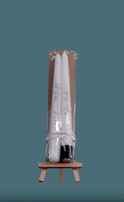 Stabkerzen "Weihnachtslicht für dich" - Weihnachtsfabrik