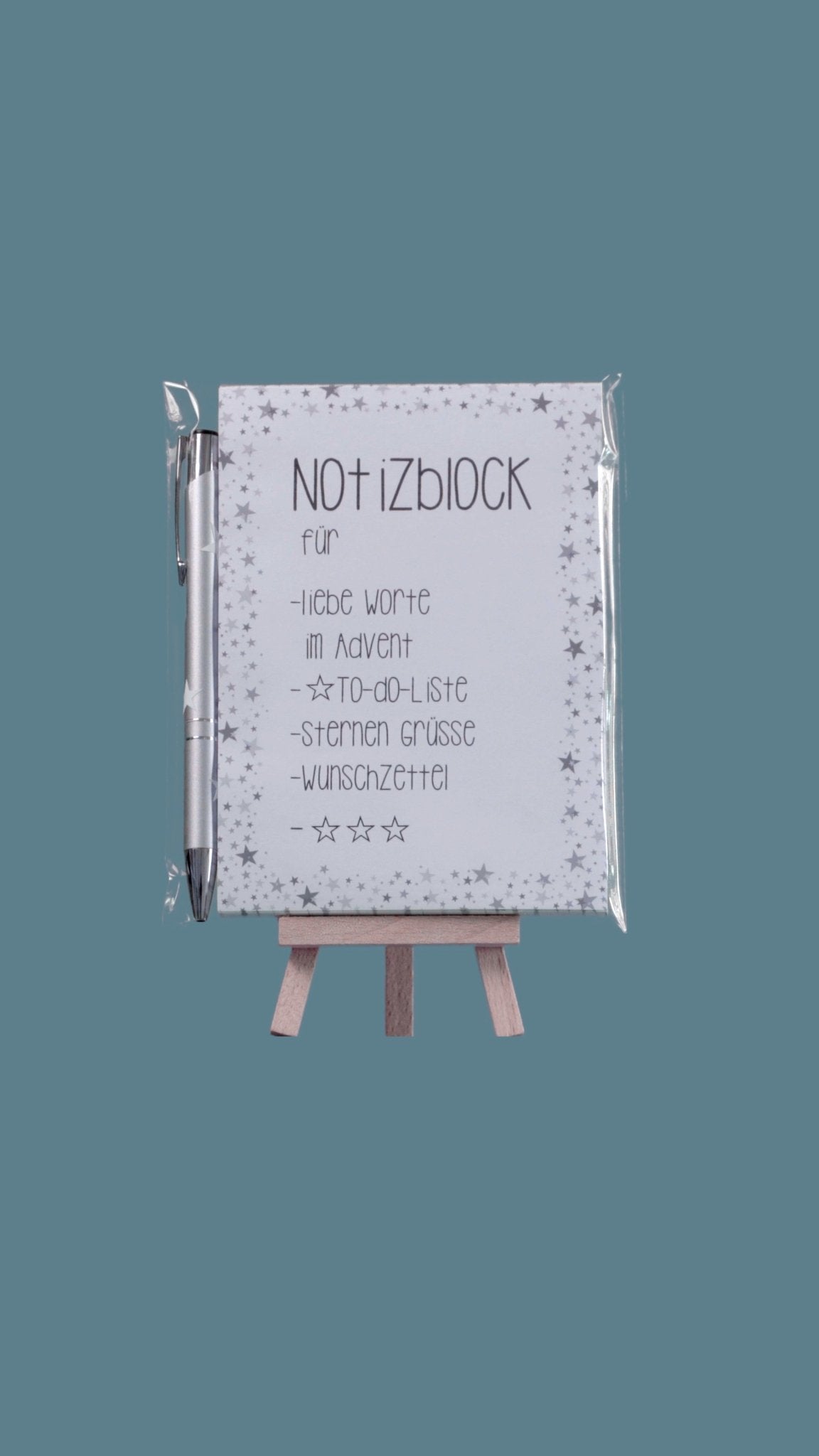 "Sternen" Notizblock - Weihnachtsfabrik