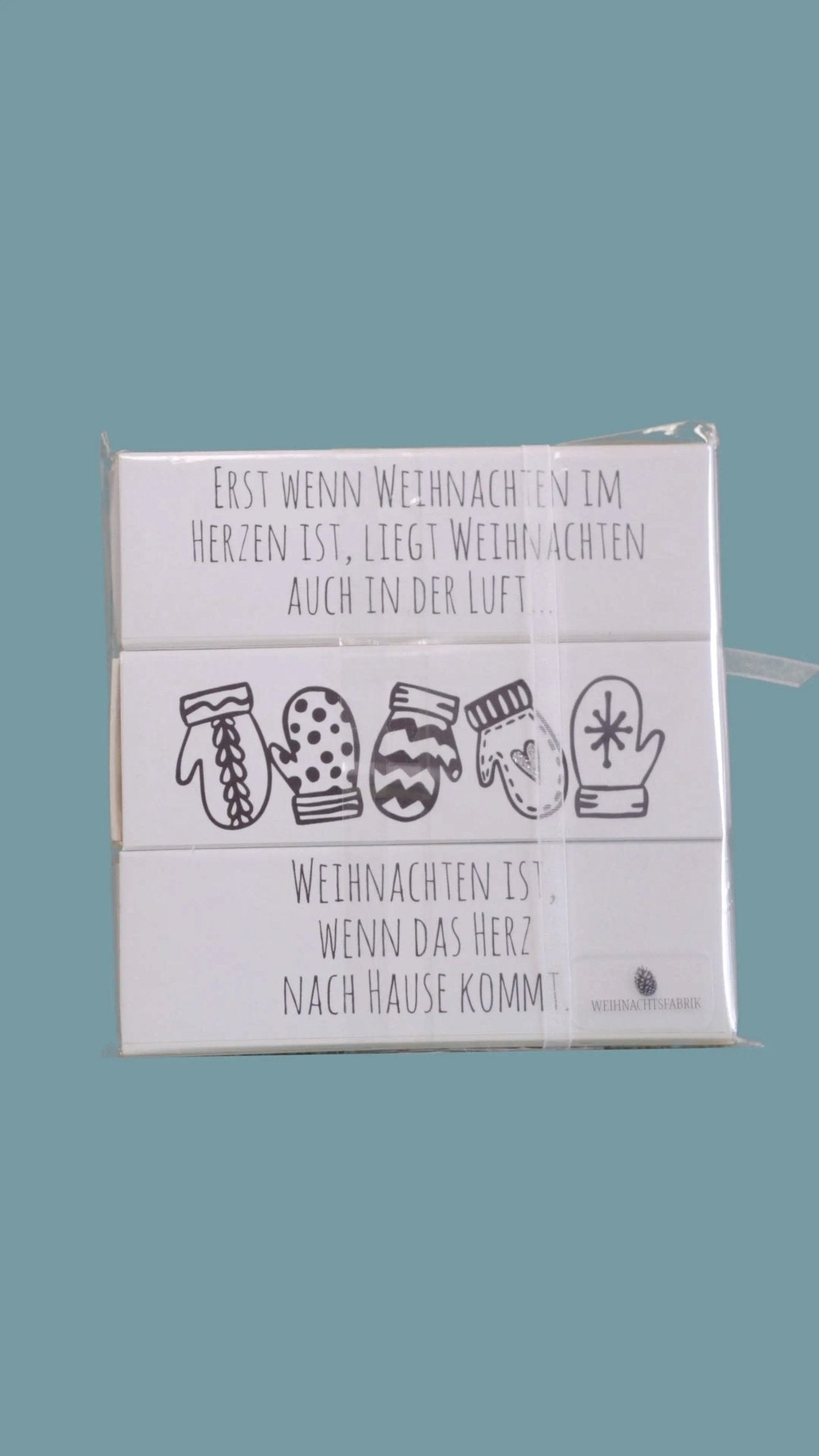 Streichhölzer "Hüsli" - Weihnachtsfabrik