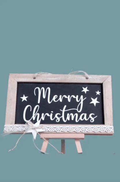 Tafel «Merry Christmas» - Weihnachtsfabrik